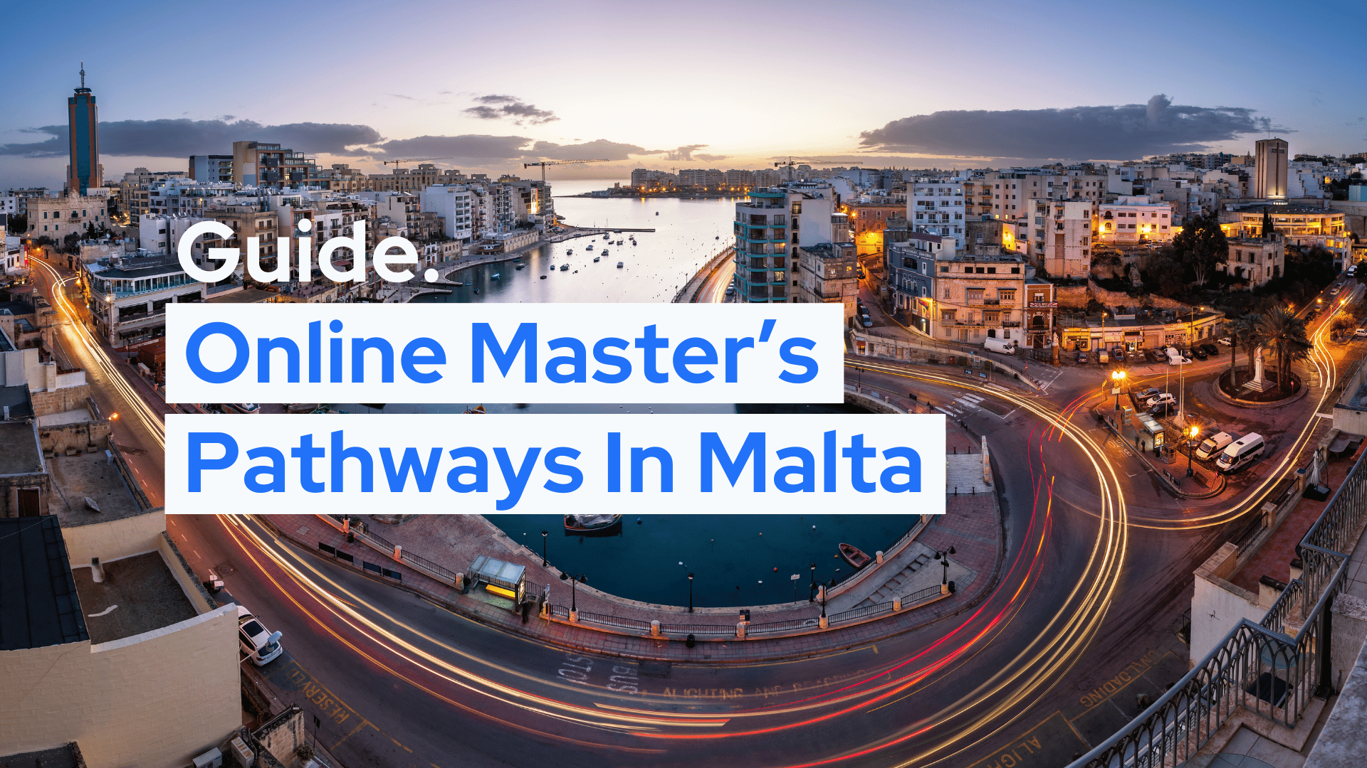 Master's pathway Malta