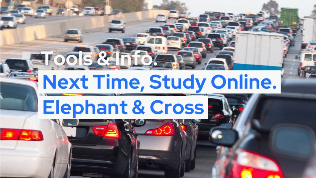 Next time study online. Elephant and Cross